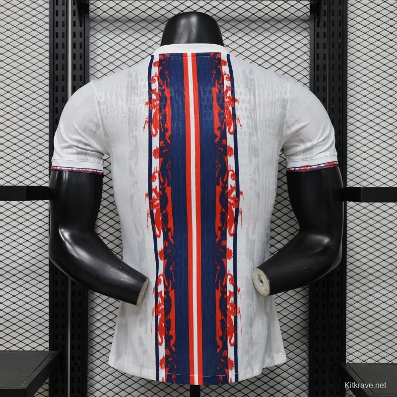 Player Version 2026 England White Blue Red Lion Totem Special Edition Jersey