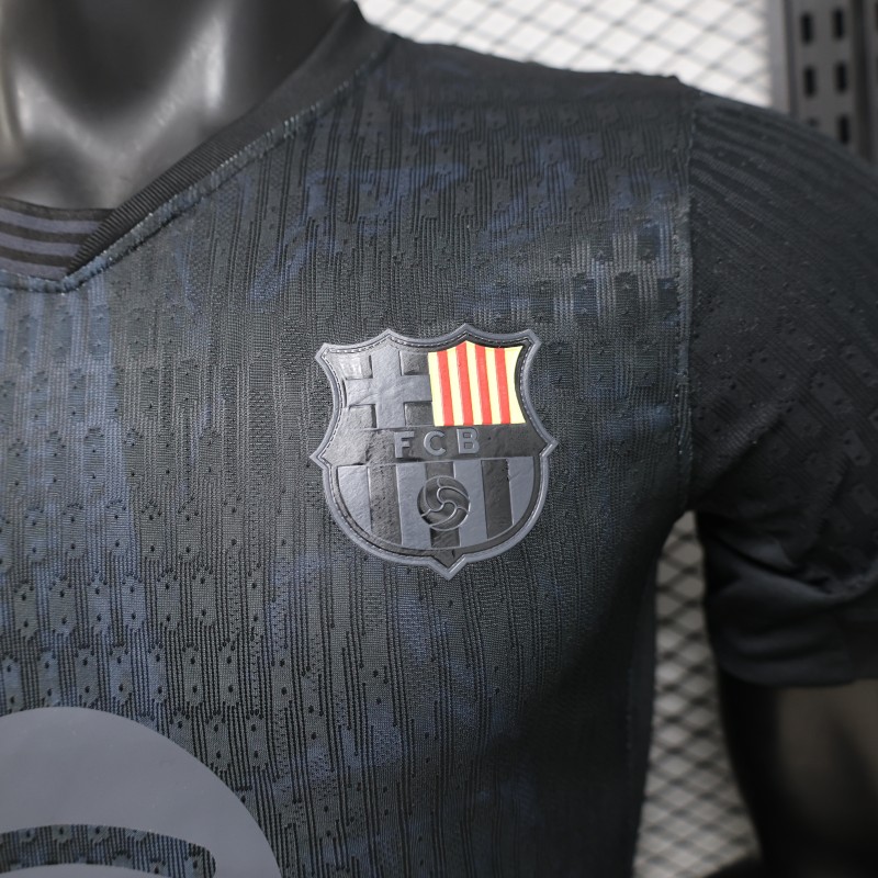 Player Version 26/27 FC Barcelona All-Black with Spotify Sponsor Special Edition Jersey