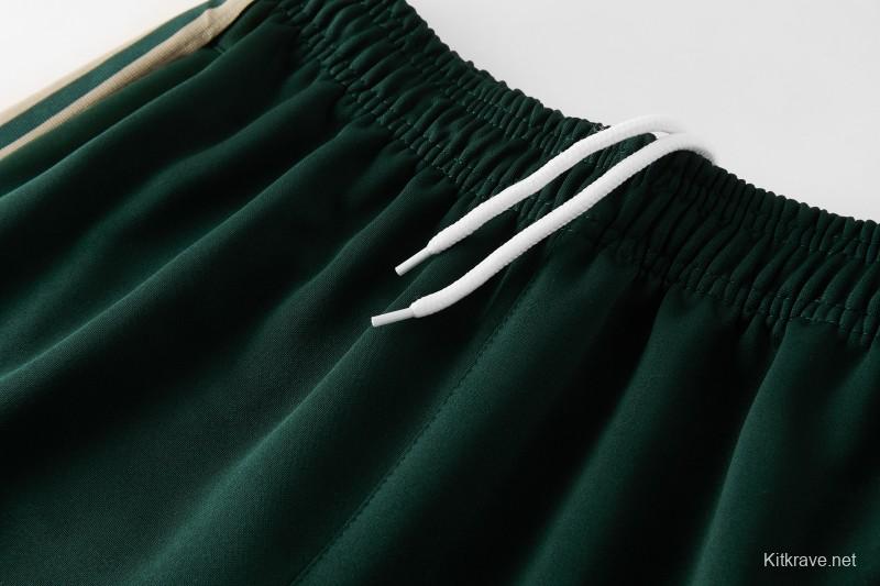 2026 Adidas Navy Green  Full Zipper Jacket + Long Pants