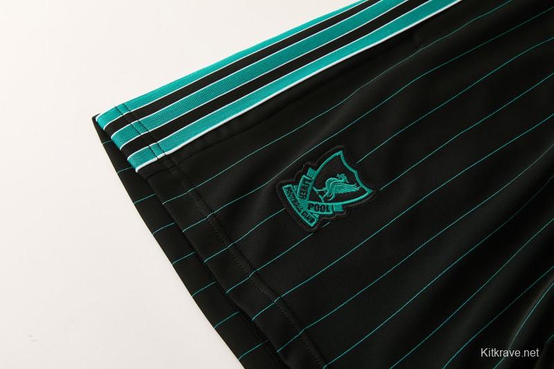 26/27  Liverpool  Black Short Sleeve+Soccer Shorts