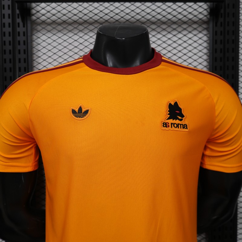 Player Version 26/27 AS Roma x Adidas Originals Orange Special Edition Jersey
