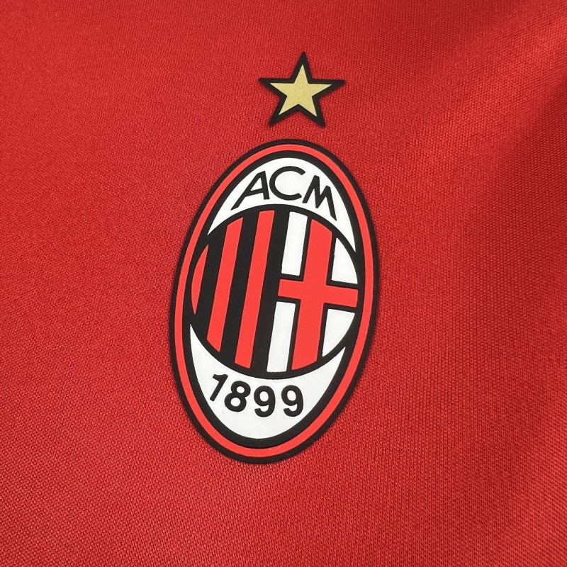 25/26 AC Milan x Slam Jam Limited Edition Long Sleeve Red Forth Jersey