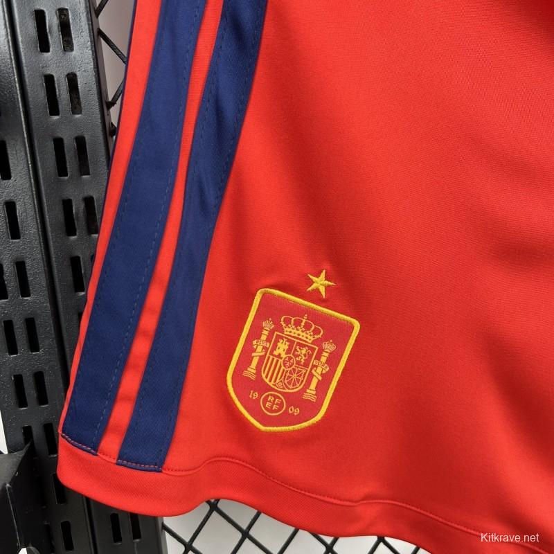 2026 Mens Spain World Cup Home Shorts