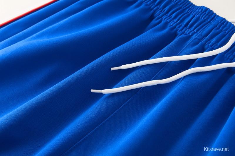 2026/27 Adidas Originals Blue Full Zipper Jacket Tracksuit + Long Pants