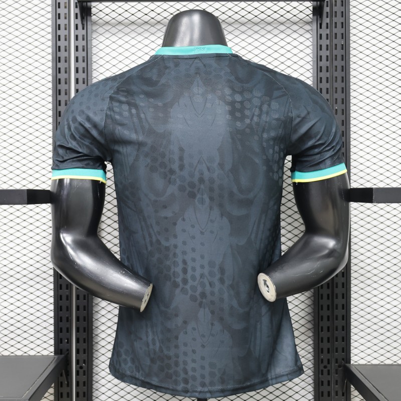 Player Version 26/27  Brazil  Charcoal Black & Mint Teal  Special Edition Jersey
