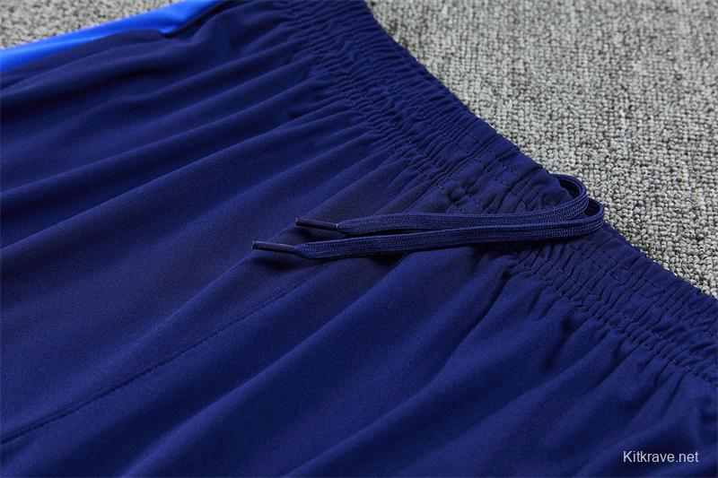 2026 Inter Milan Royal Blue Half  Zipper Jacket Tracksuit + Long Pants (Nike)