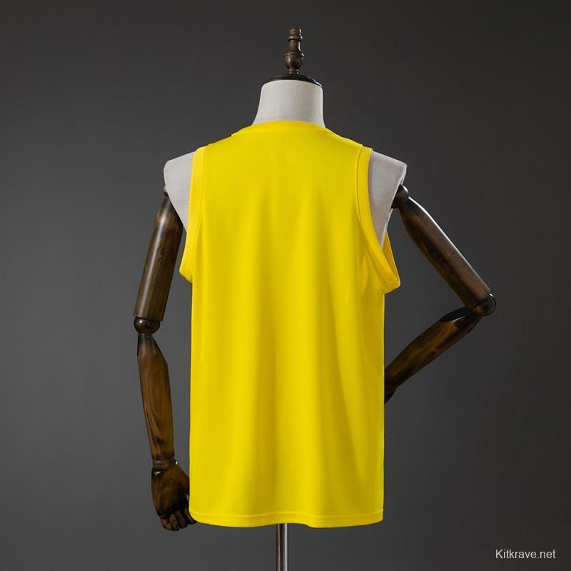 2026 Brazil Training Jersey Vest Yellow