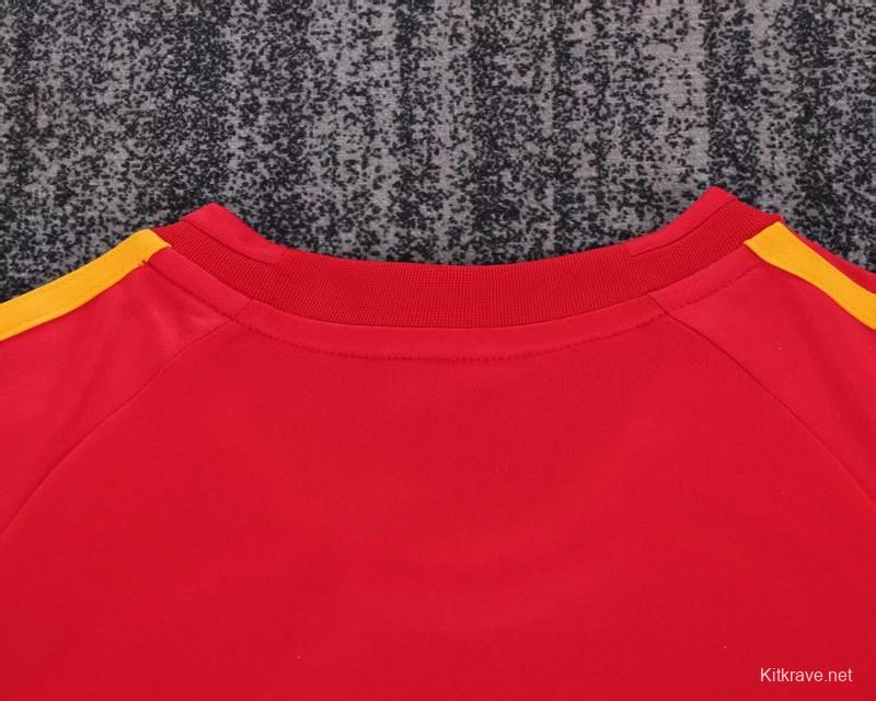 Retro Kids 2008 Spain Home Jersey