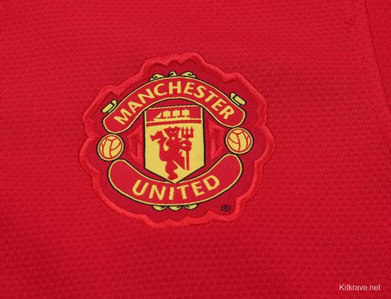 Retro Kids 13/14 Manchester United Red Home Jersey