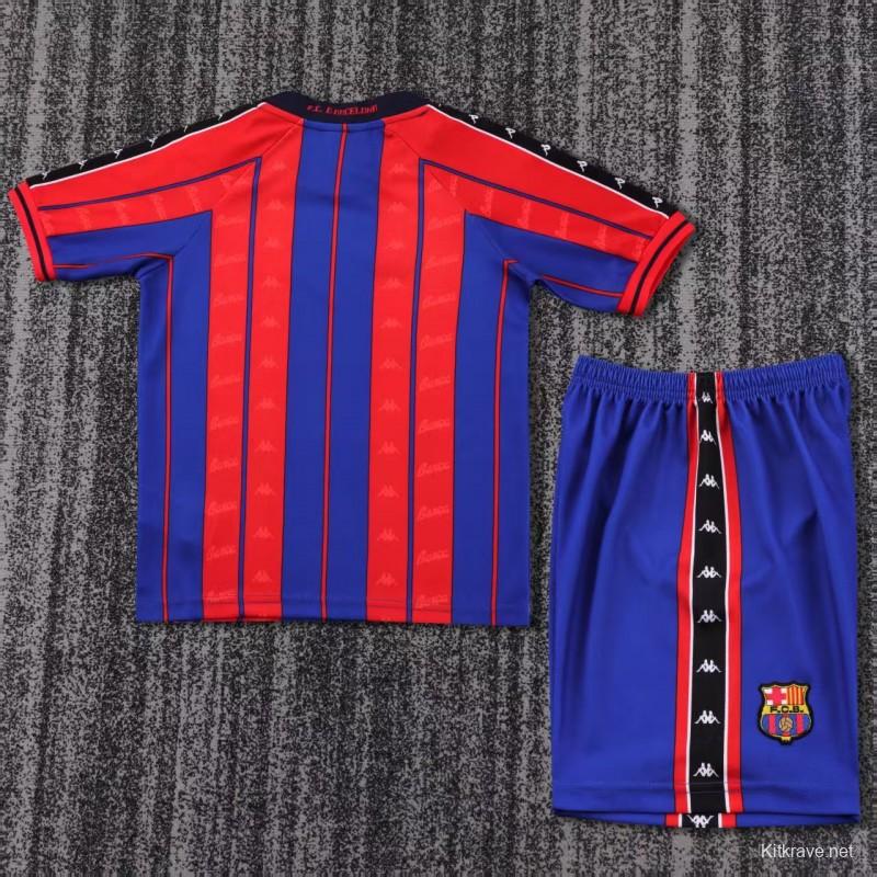 Retro Kids 97/98 Barcelona Home Jersey