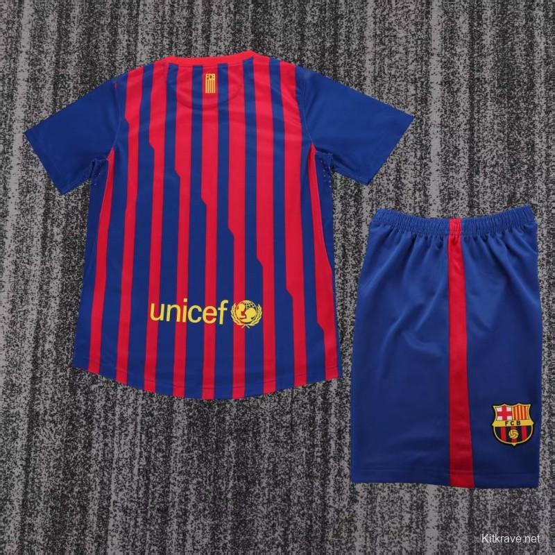 Retro Kids 11/12  FC Barcelona Home Jersey