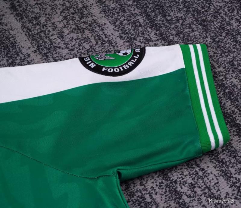 Retro Kids 1996  Nigeria Green Home Jersey