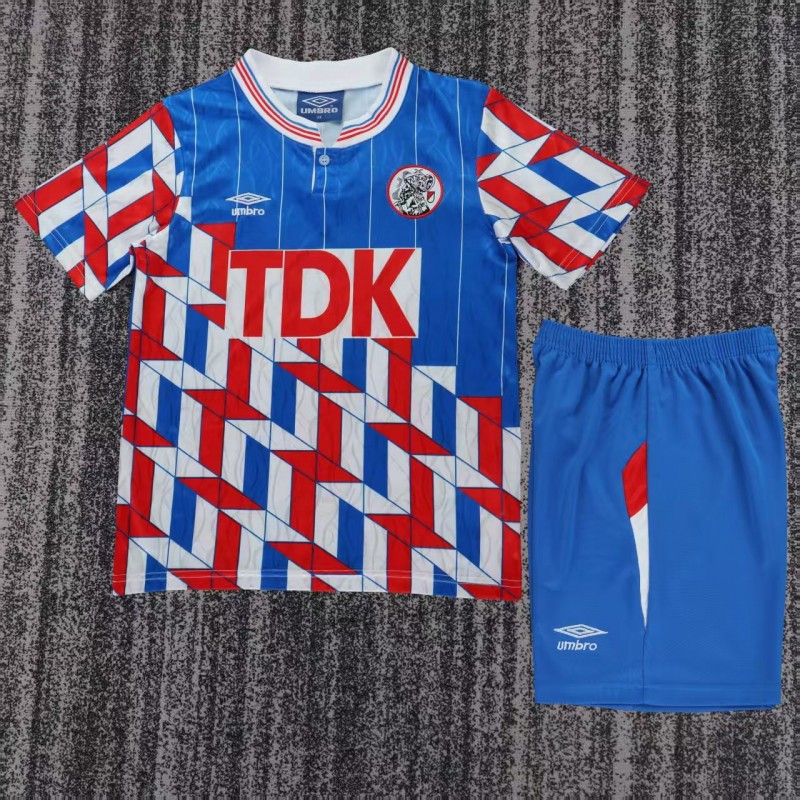Retro Kids 89/90 Ajax Away Jersey