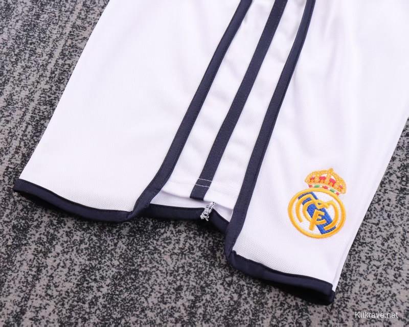 Retro Kids 00/01 Real Madrid Home Jersey