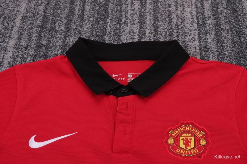 Retro Kids 13/14 Manchester United Red Home Jersey