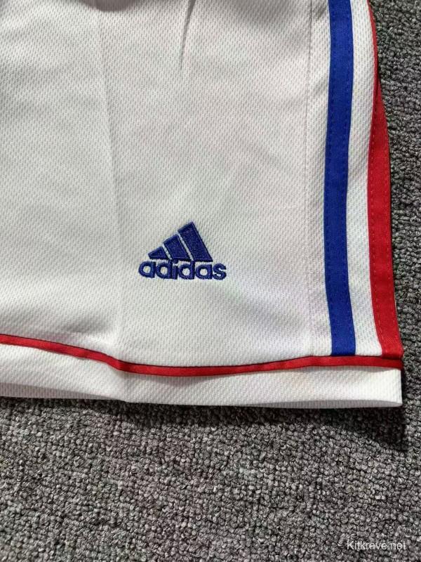 Retro Kids 1998 France Home Long Sleeve Jersey