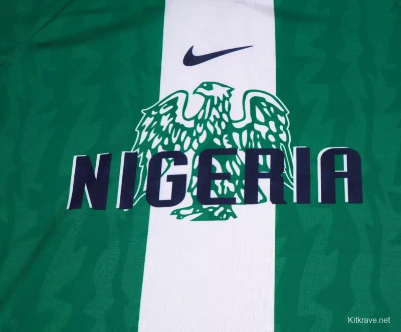 Retro Kids 1996  Nigeria Green Home Jersey