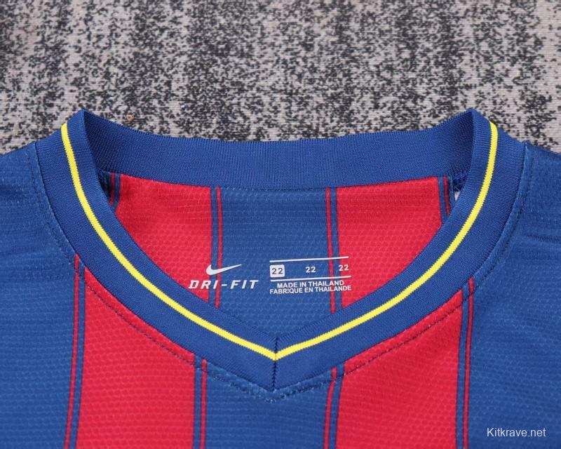 Retro Kids 09/10 FC Barcelona Home Jersey