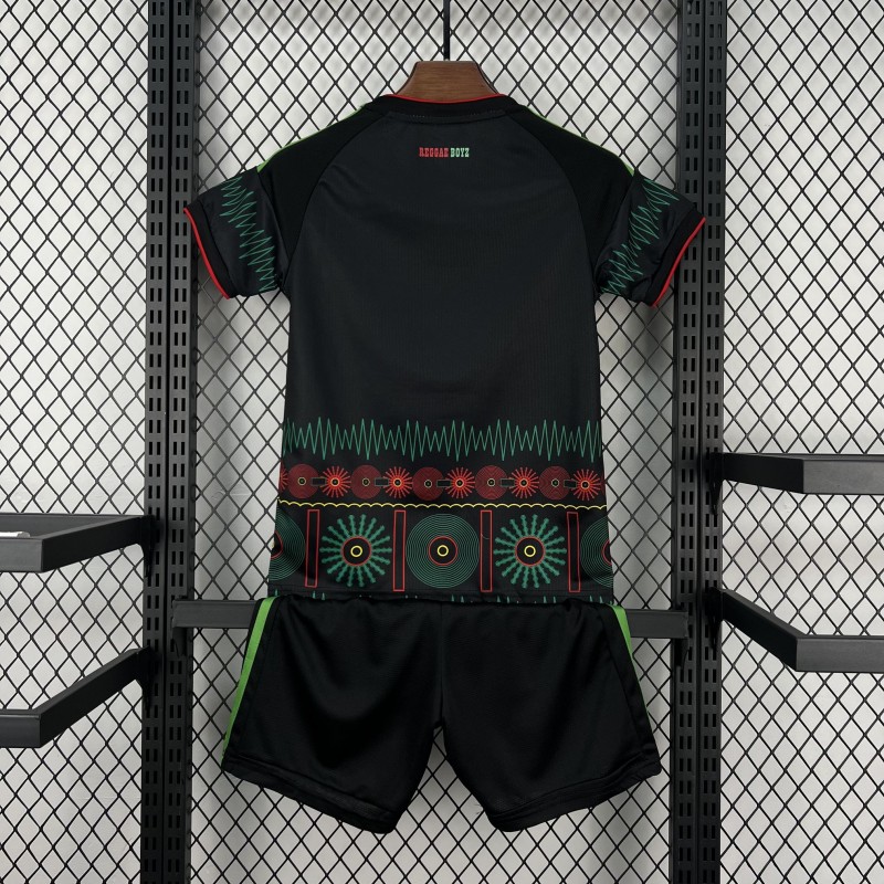 2026 Kids Jamaica X Bob Marley Away Jersey Kit