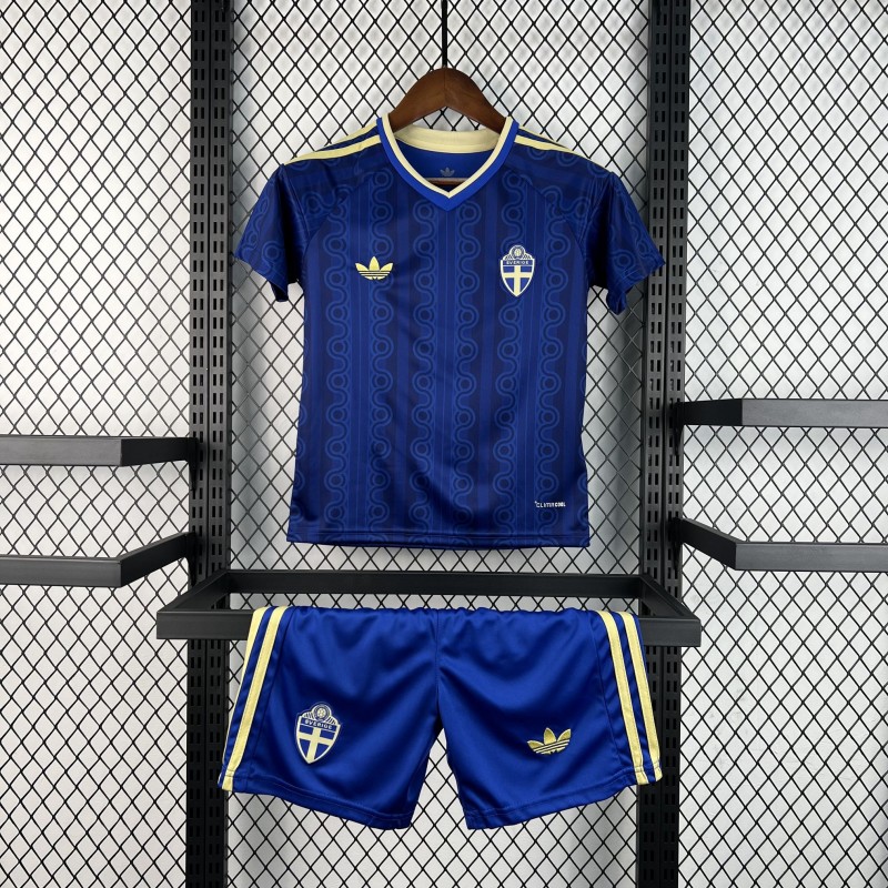 2026 Kids Sweden World Cup Away Kit