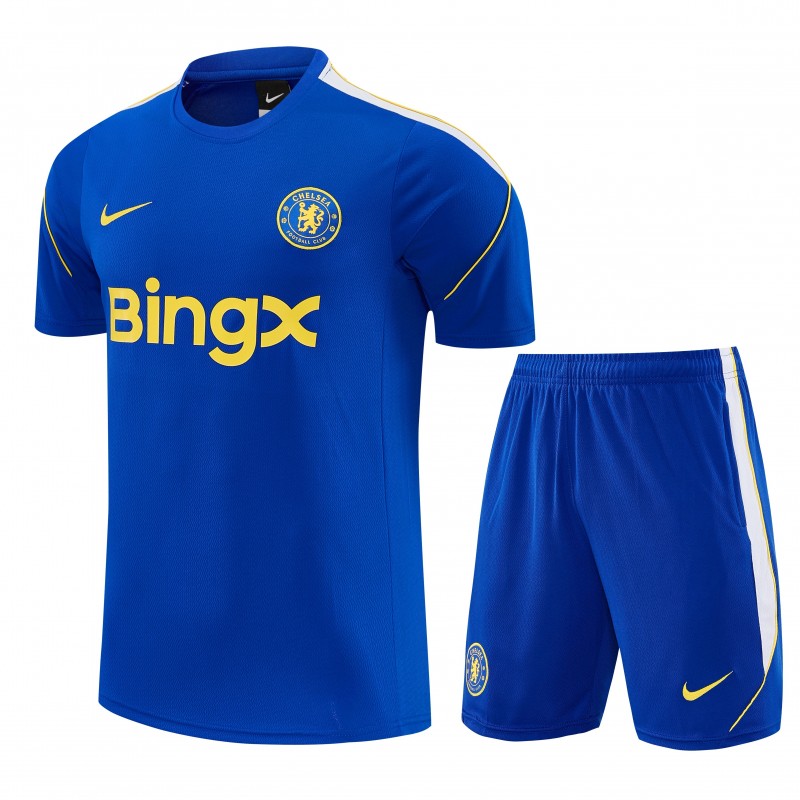 26/27 Chelsea Blue Short Sleeve+Soccer Shorts