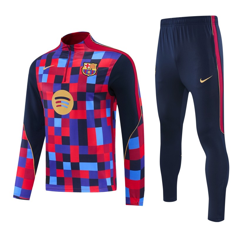 26/26 Barcelona Half Zipper Jacket Tracksuit + Long Pants
