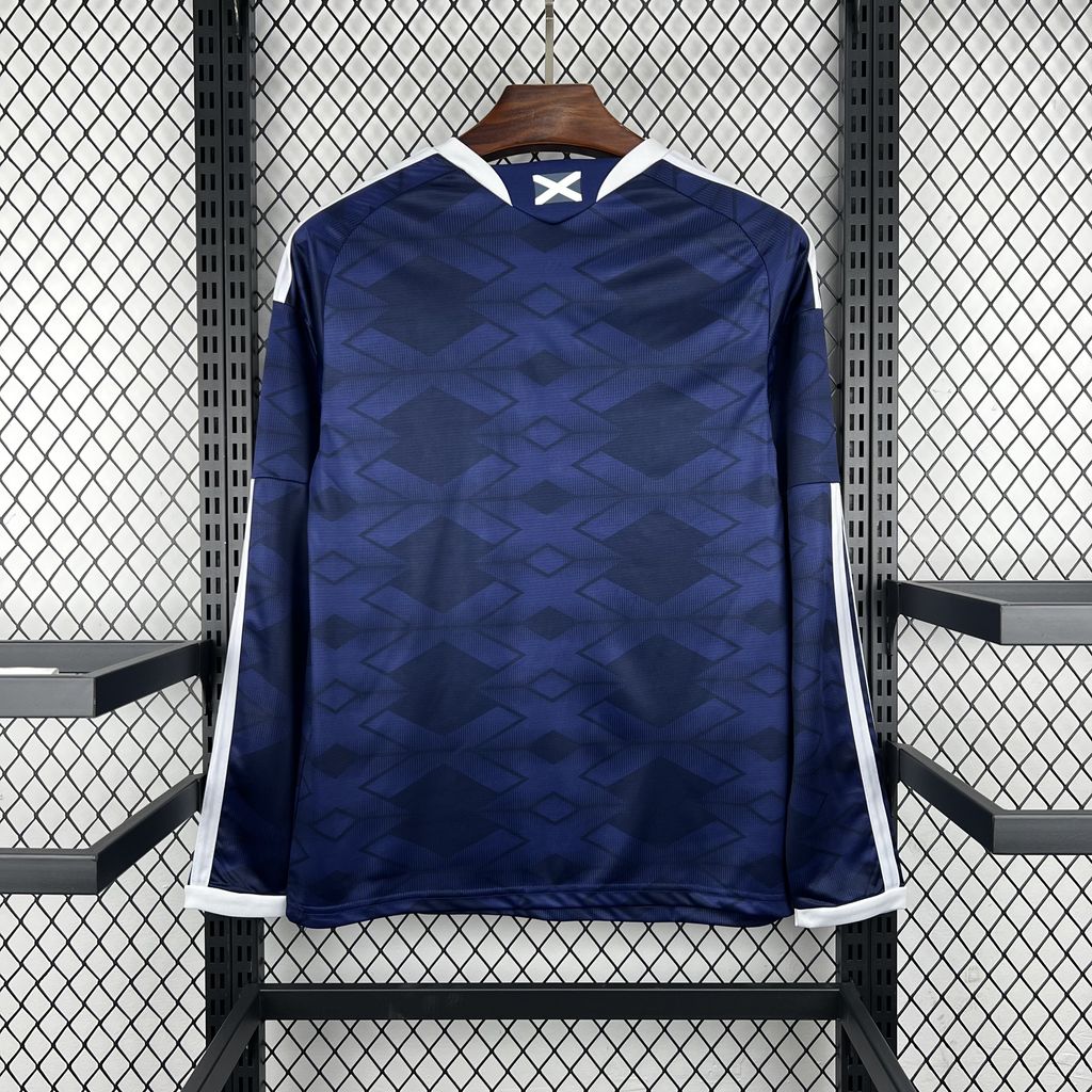 2026 Mens Scotland World Cup Home Long Sleeve Jersey