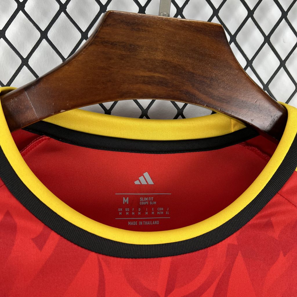 2026 Mens Belgium World Cup Home Long Sleeve Jersey