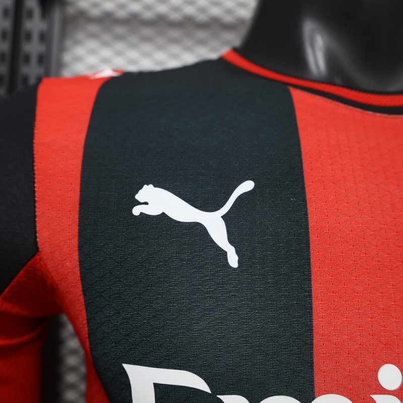 Player Version 26/27 AC Milan Home Long Sleeve Jersey