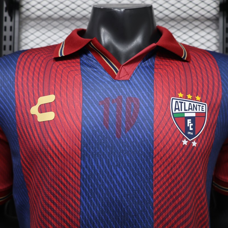 Player Version 26/27 Atlante Home Red Blue Jersey