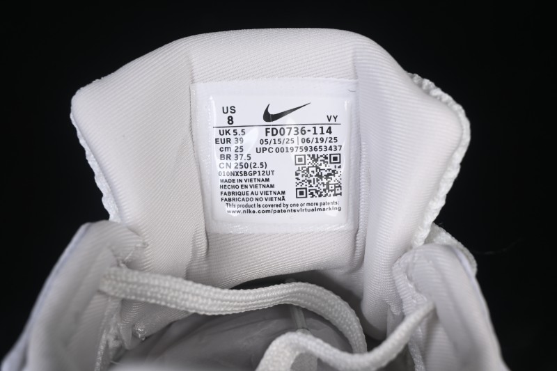 Nike V2K Run Retro Low-Top Running Shoes with Cushlon Foam Cushioning - FD0736-114