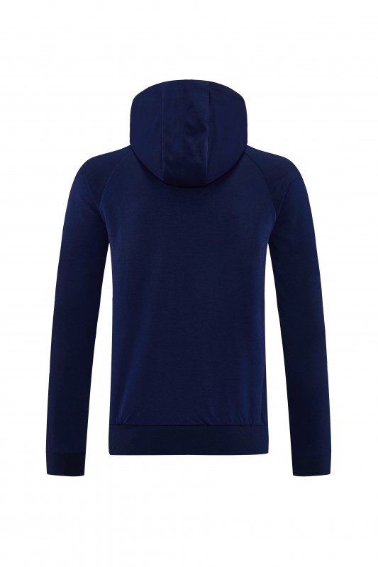 26/27 Bayern München Royal Blue Hoodie Full Zipper Jacket + Long Pants