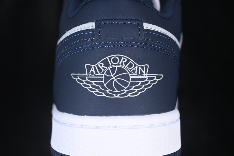 Nike Air Jordan 1 Low AJ1 Grey Blue Low-Top Retro Cultural Basketball Shoes - IV6045-451