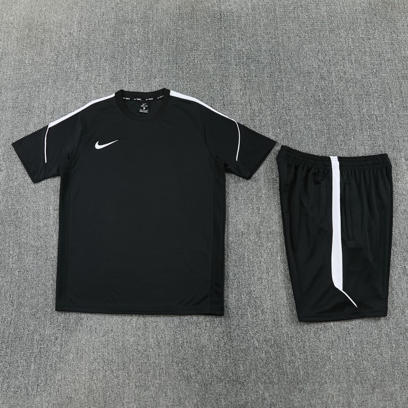 26/27 Nike 10  Black Short Sleeve+Soccer Shorts