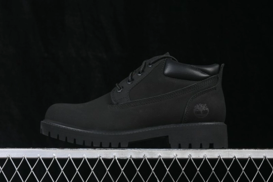 Timberland Classic Low-Top Black Waterproof Leather Shoes - 073537