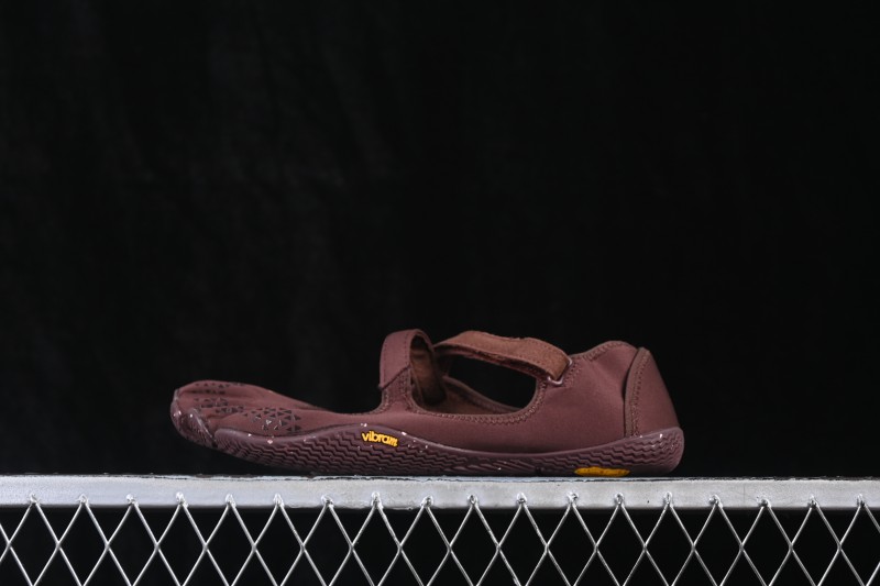 Vibram V-Soul Women's Barefoot Ballet Fitness Shoes for Gym Squat Support Quick-Dry - 26W7202 Brown