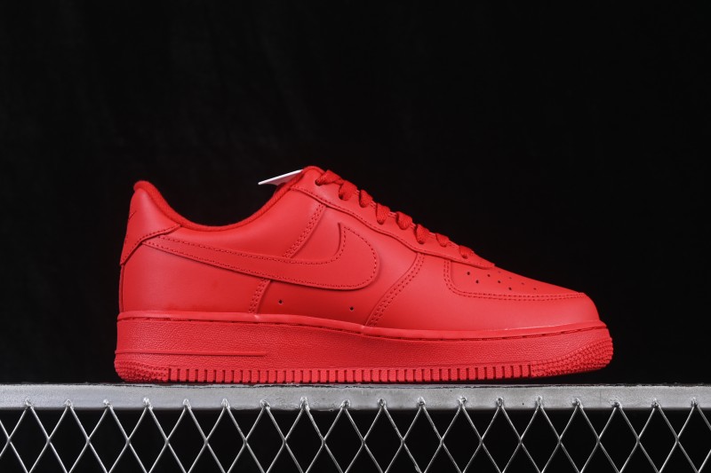 Nike Air Force 1 '07 Low Bright Crimson Casual Sneakers - CW6999-600