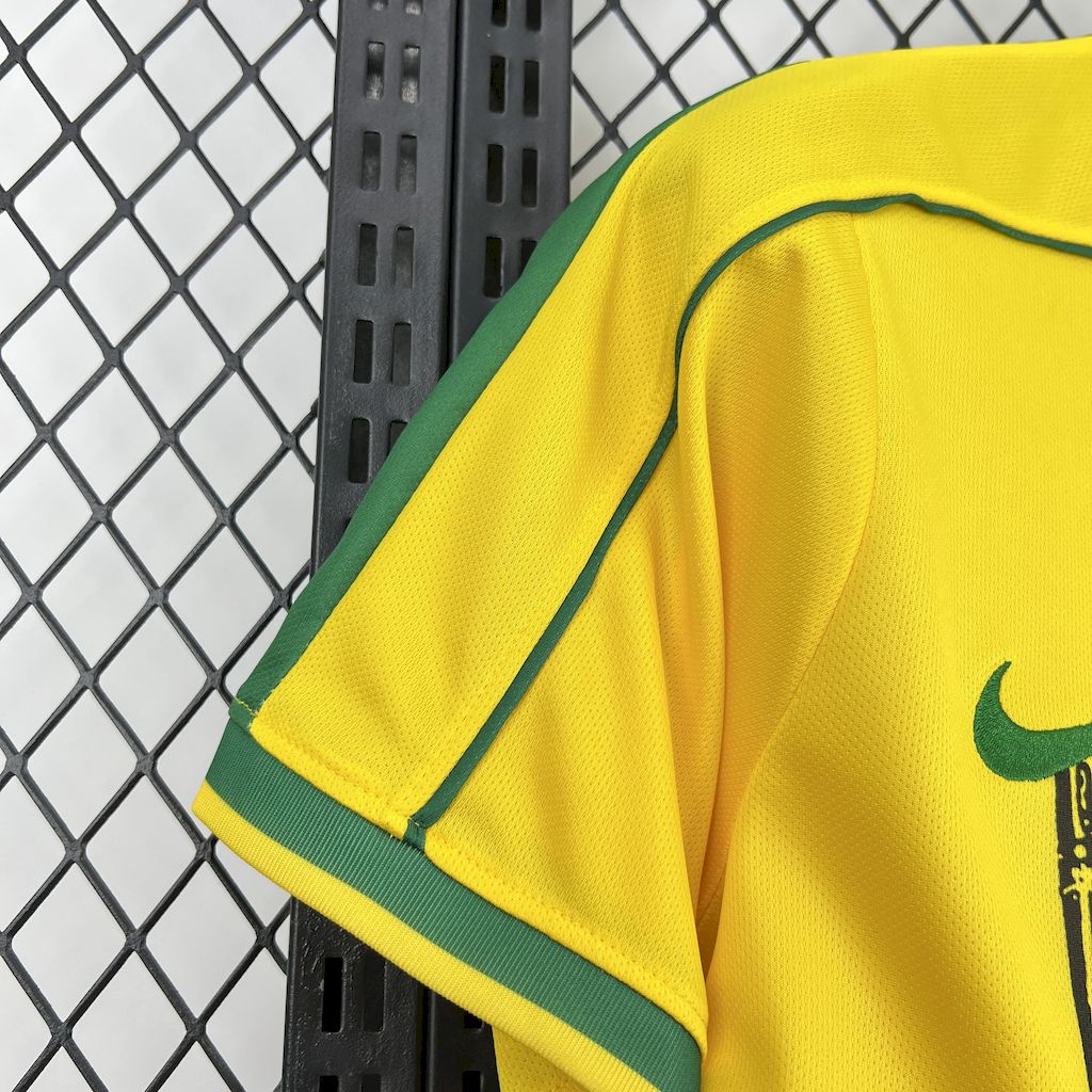 1998 Retro Brazil X Soldier Home Jersey