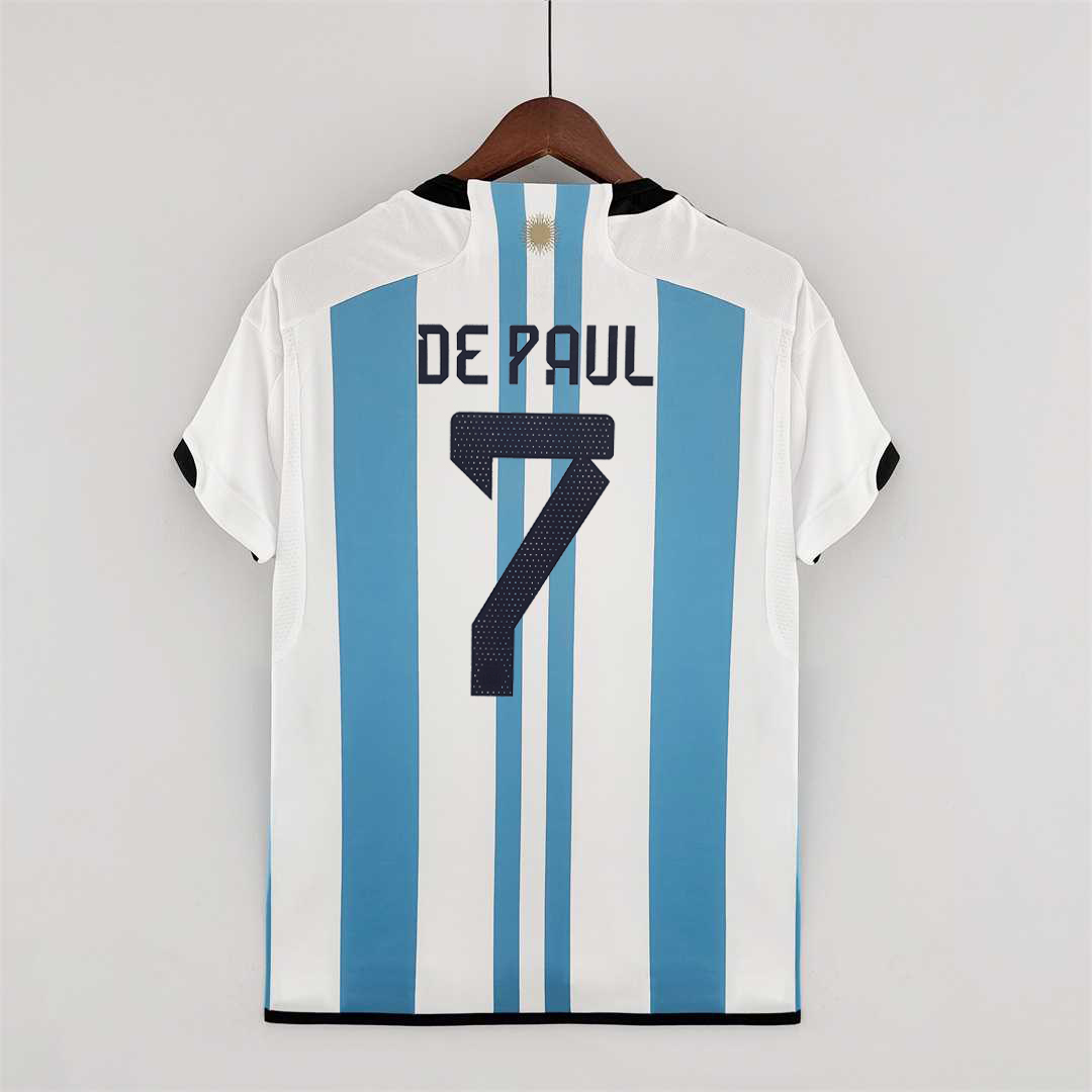 2022 Argentina Home Soccer Jersey
