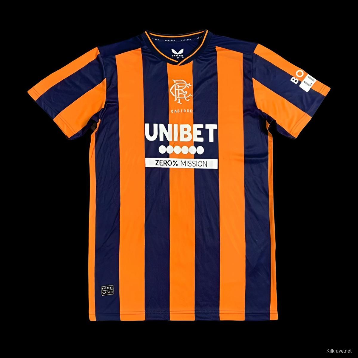 23/24 Glasgow Rangers Third Orange Jersey