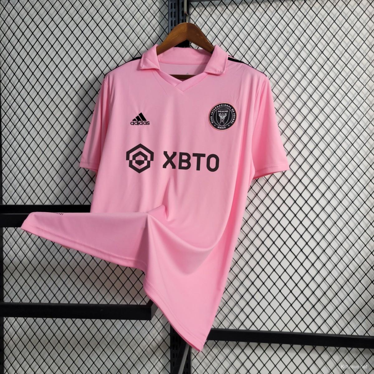 23-24 Inter Miami Home Pink MESSI Jersey