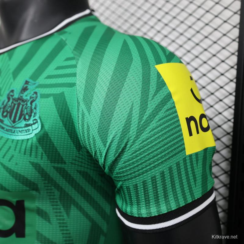 Player Version 23/24 Newcastle United Away Green Jersey