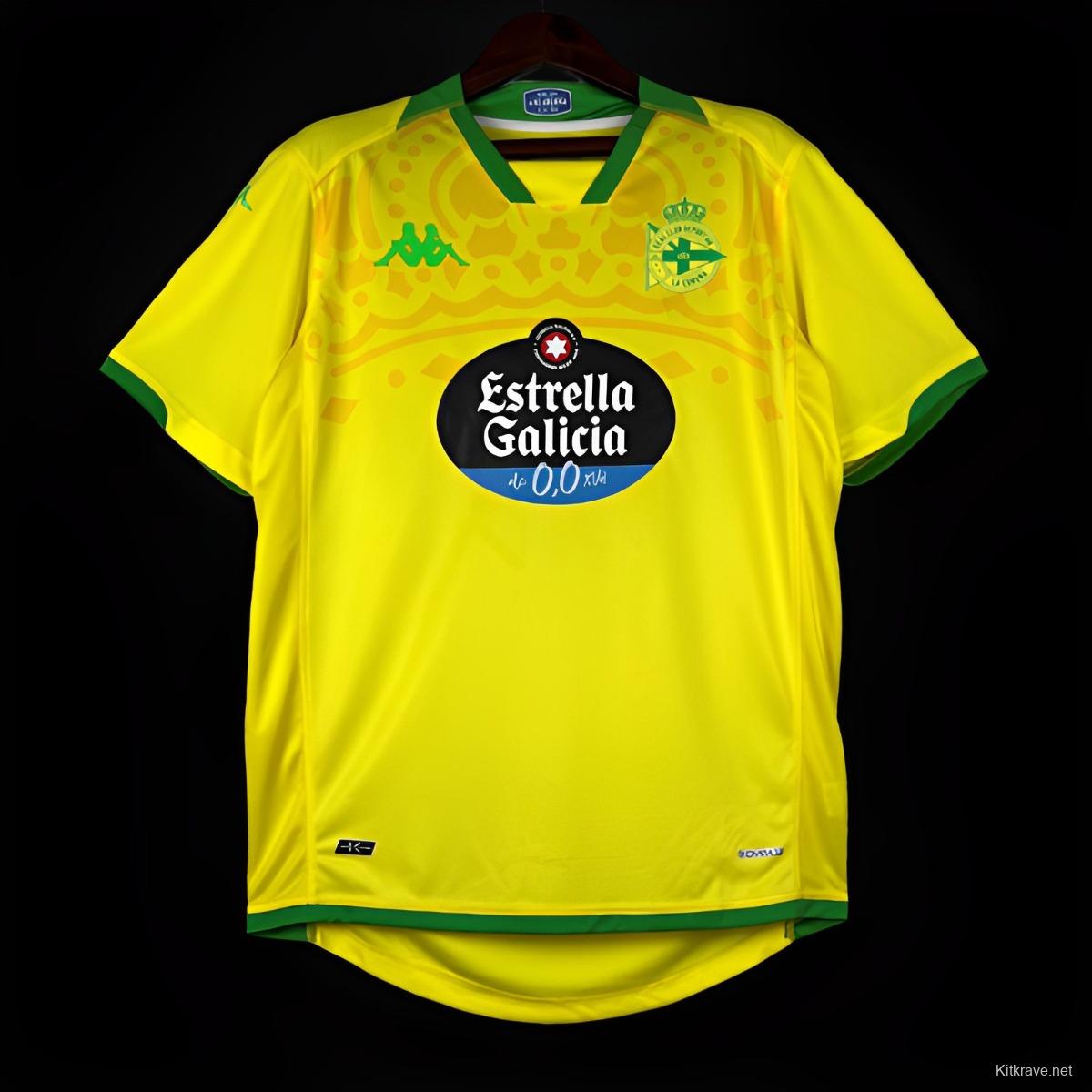 23/24 Deportivo La Coruna Away Yellow Jersey