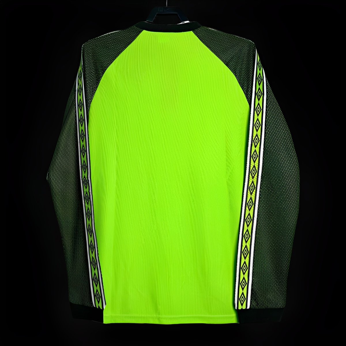 Retro 98/99 Manchester United Goalkeeper Green Long Sleeve Jeresy