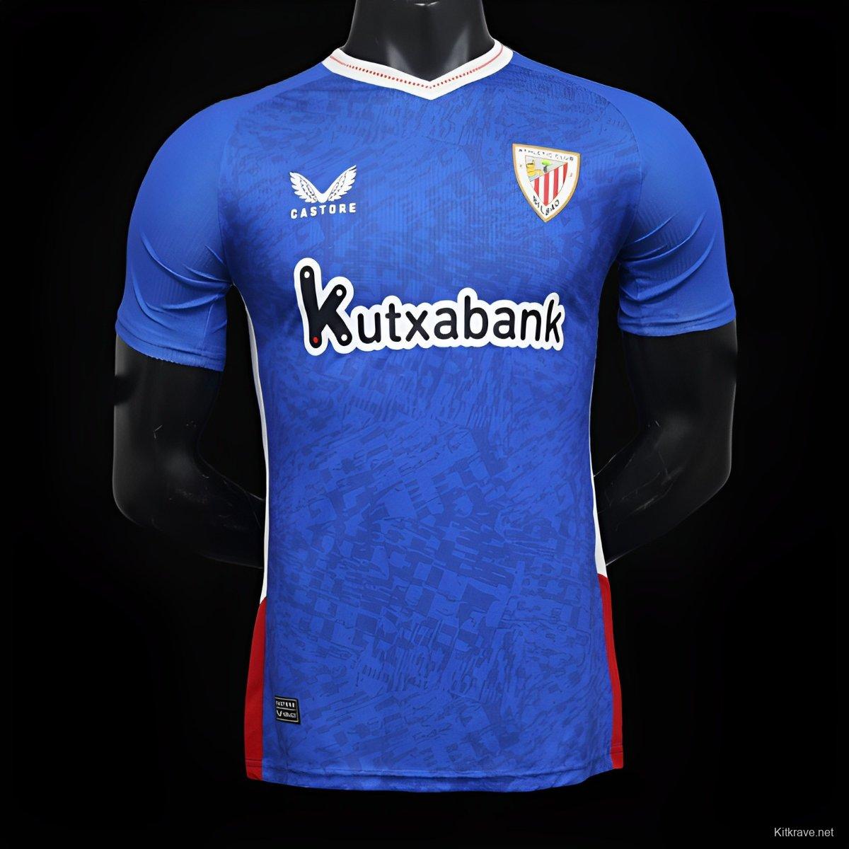 Player Version Athletic Bilbao Away Blue Jersey