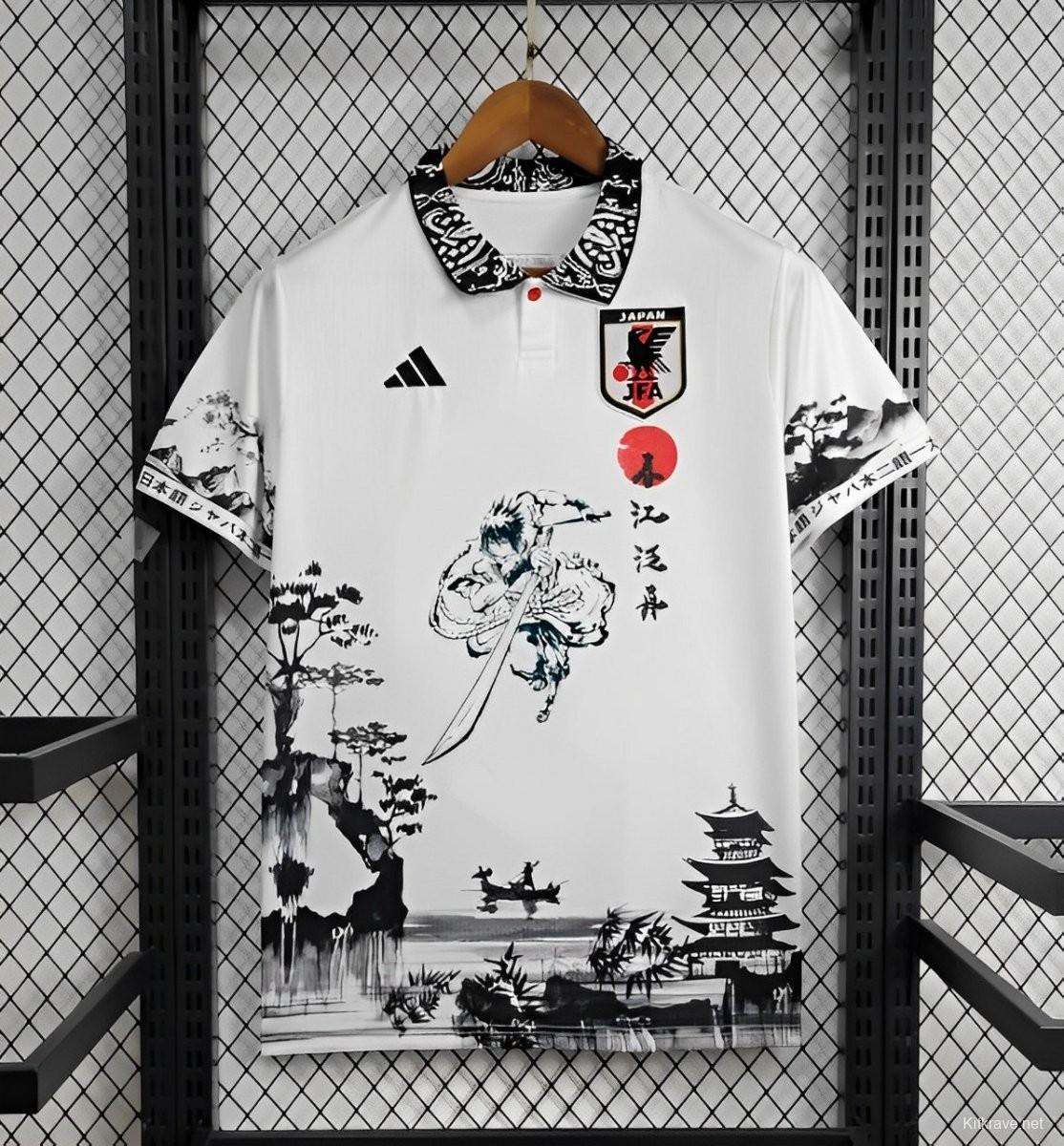 2024 Japan Uchiha Sasuke White Special Jersey