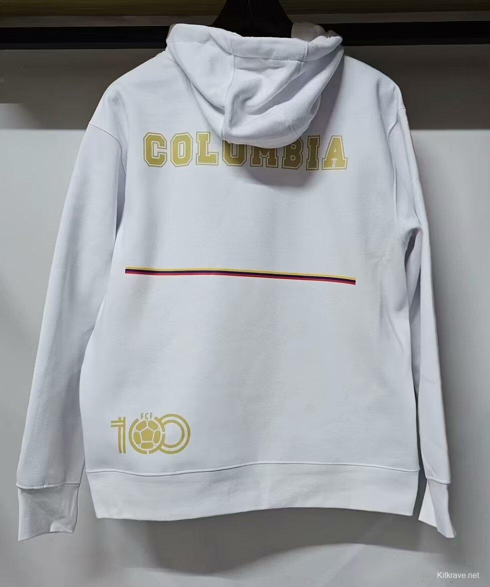 2024 Colombia 100Th Anniversary Sherpa-lined Hoodie 5 Color