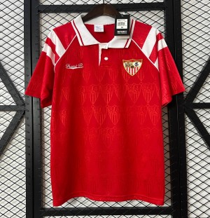 Retro 92/93 Sevilla FC Away Red Jersey