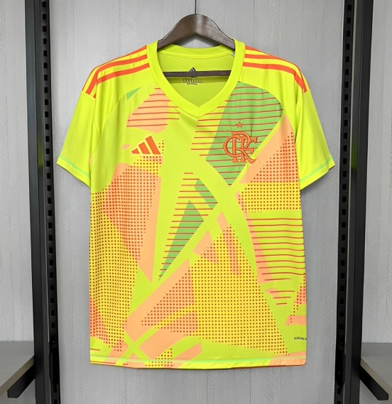 25/26 Flamengo Goalkeeper Fluorescent Green Jersey S-XXXXL