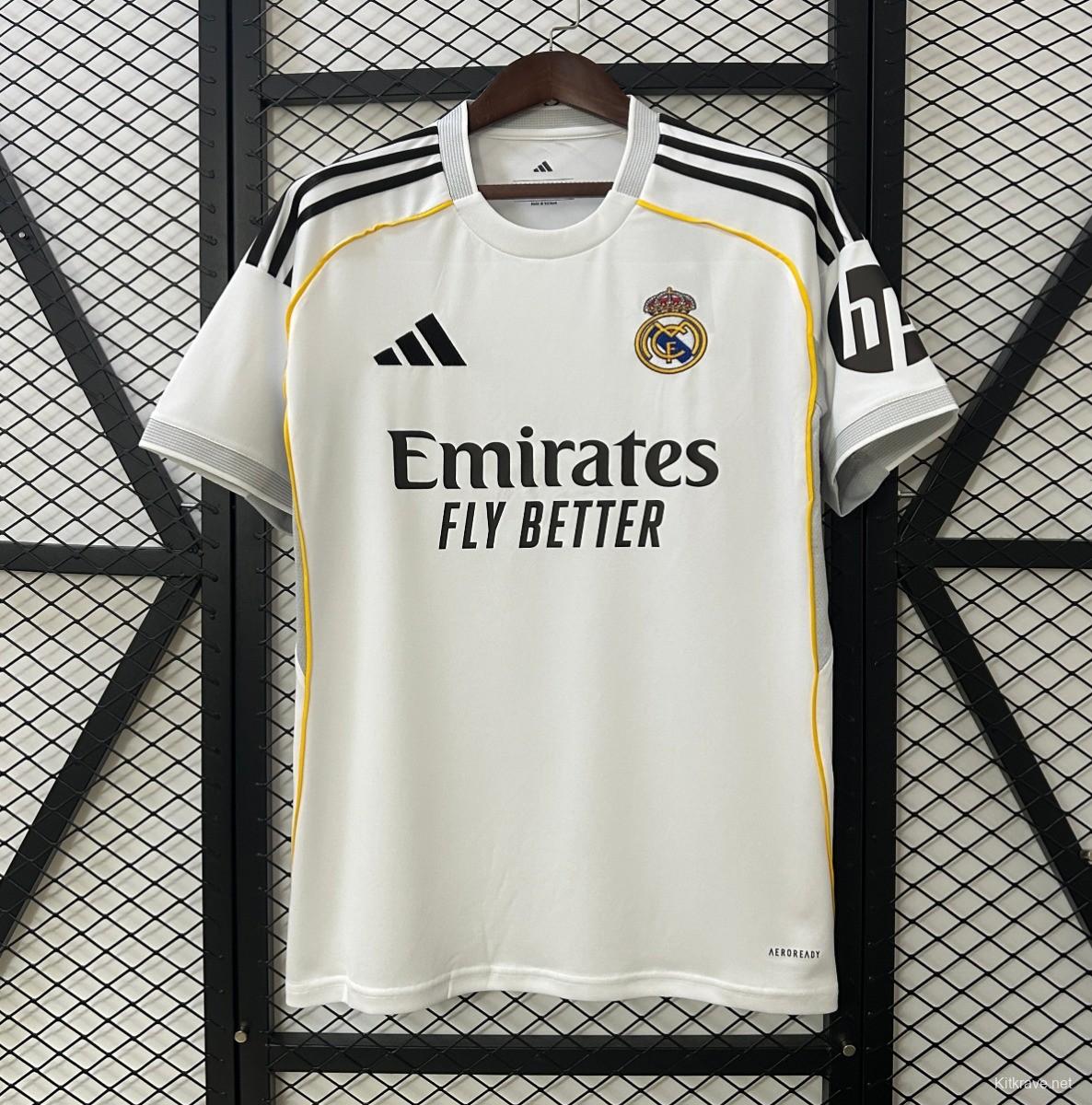 25/26 Real Madrid Home Jersey